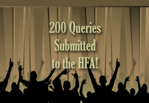 200 Queries Submitted to the HFA! graphic image