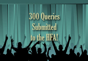 300 Queries Submitted to the HFA! graphic image